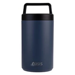 Oasis Stainless Steel Insulated Dual Compartment Food Flask With Handle 700ML