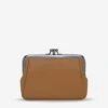 Status Anxiety Volatile Clasp Frame Leather Purse (SA)