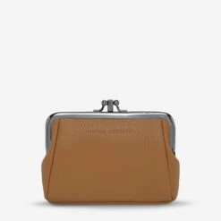 Status Anxiety Volatile Clasp Frame Leather Purse