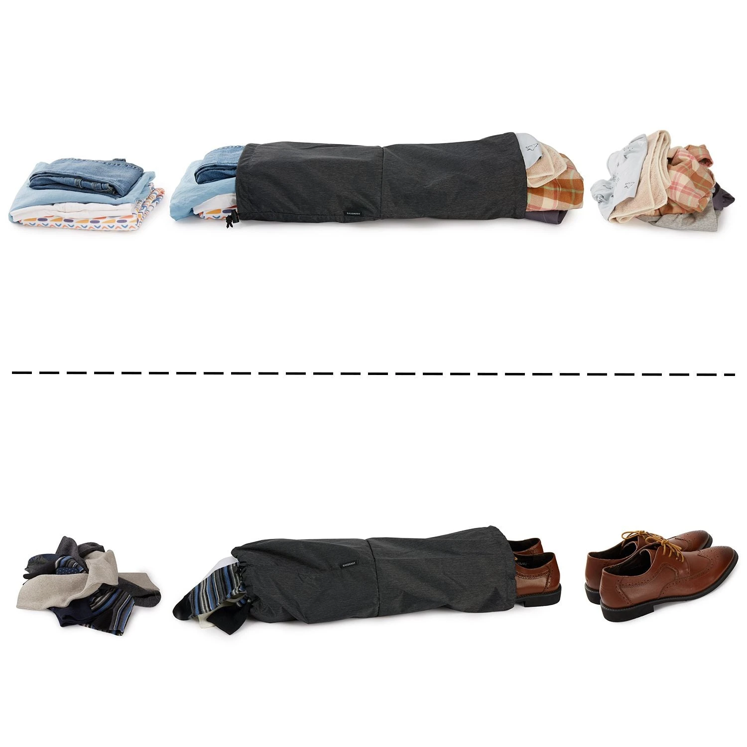 Bagsmart 6-In-1 Compression Packing Cubes 4 Bagsmart 6-In-1 Compression Packing Cubes - Image 4