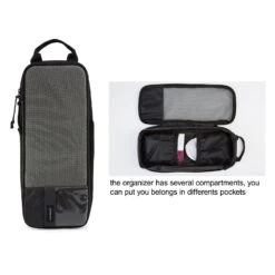 Bagsmart 6-In-1 Compression Packing Cubes 26 Bagsmart 6-In-1 Compression Packing Cubes -Fashion Bag Store Bagsmart 6 In 1 Compression Packing Cubes Black 7