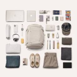 Bagsmart Blast Quick Access Carry On Travel Backpack Extended 38L -Fashion Bag Store Bagsmart Blast Quick Access Carry On Travel Backpack Extended 38L Beige 17