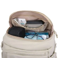 Bagsmart Blast Quick Access Carry On Travel Backpack Extended 38L -Fashion Bag Store Bagsmart Blast Quick Access Carry On Travel Backpack Extended 38L Beige 5