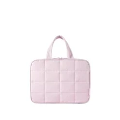 Bagsmart Zora Spacesaver Puffy Multi-Functional Toiletry Bag Medium -Fashion Bag Store Bagsmart Zora Spacesaver Puffy Multi Functional Toiletry Bag Medium Pink 1