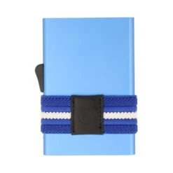 C-Secure Aluminum Cardholder With Money Band -Fashion Bag Store C Secure Aluminum Cardholder With Money Band Dark Blue 647CBlue Stripes 1 8accc7a2 ae0e 470a 92ad d83847490dac