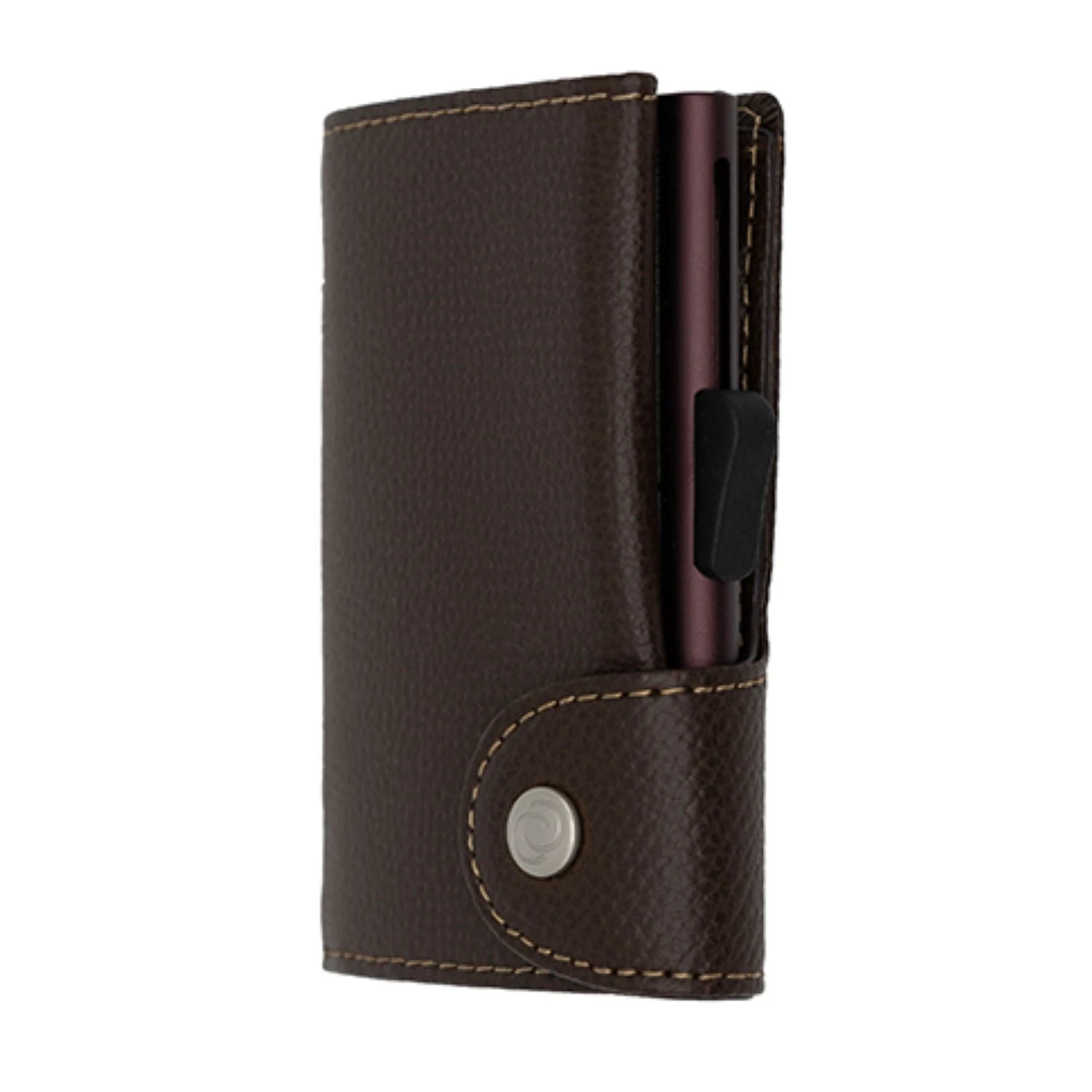 C-Secure Italian Leather Wallet With Brown Cardholder 2 C-Secure Italian Leather Wallet With Brown Cardholder - Image 2