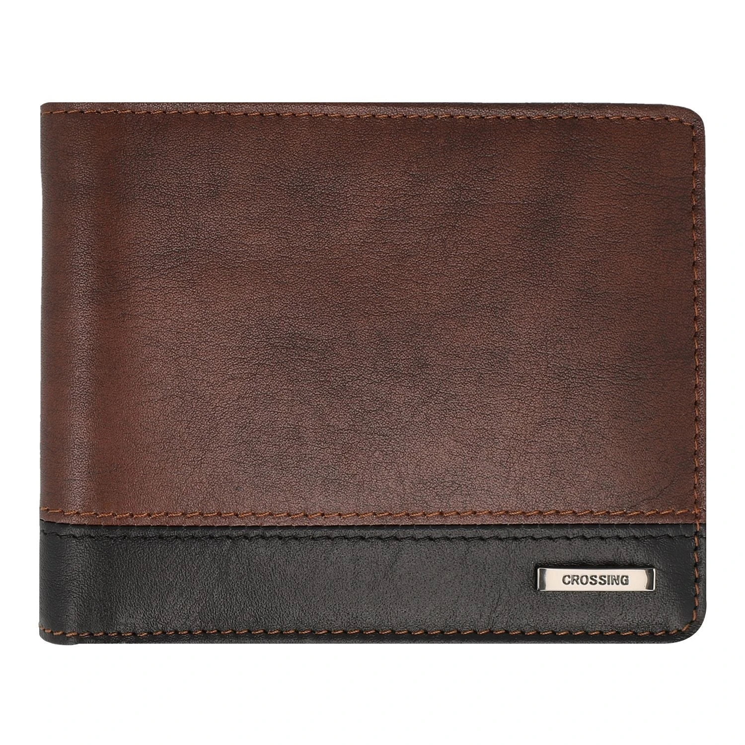 Crossing Antique Bi-fold Leather Wallet - Timber 2 Crossing Antique Bi-fold Leather Wallet - Timber - Image 2