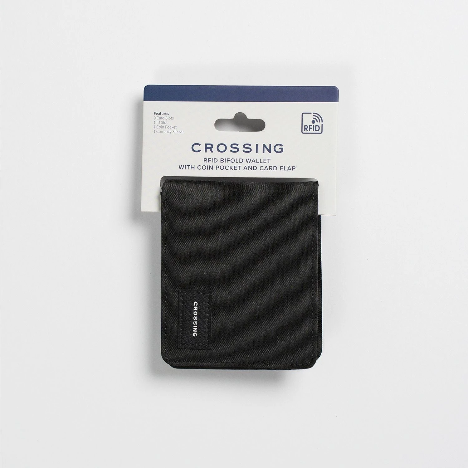 Crossing Bifold Wallet With Coin Pocket & Card Flap RFID 7 Crossing Bifold Wallet With Coin Pocket & Card Flap RFID - Image 7