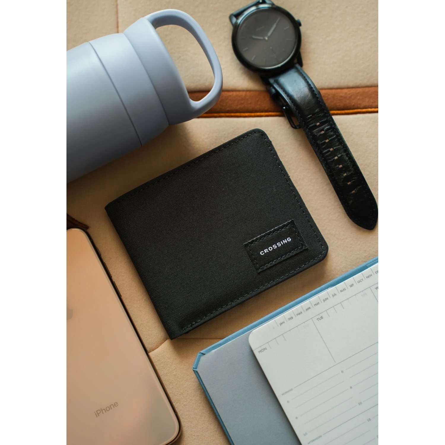 Crossing Bifold Wallet With Coin Pocket & Card Flap RFID 9 Crossing Bifold Wallet With Coin Pocket & Card Flap RFID - Image 9