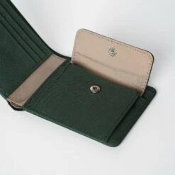 Crossing Bifold Wallet With Coin Pocket RFID -Fashion Bag Store Crossing Bifold Wallet with Coin Pocket RFID Green 4