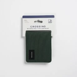 Crossing Bifold Wallet With Coin Pocket RFID -Fashion Bag Store Crossing Bifold Wallet with Coin Pocket RFID Green 6