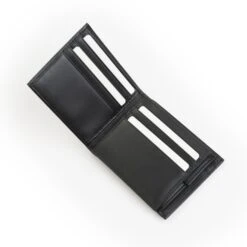 Crossing Sydney Bi-Fold Leather Wallet With Flap And Coin Pouch 16 Crossing Sydney Bi-Fold Leather Wallet With Flap And Coin Pouch -Fashion Bag Store Crossing Sydney Bi Fold Leather Wallet With Flap And Coin Pouch Black 2