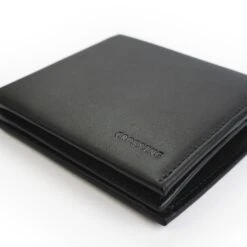 Crossing Sydney Bi-Fold Leather Wallet With Flap And Coin Pouch 19 Crossing Sydney Bi-Fold Leather Wallet With Flap And Coin Pouch -Fashion Bag Store Crossing Sydney Bi Fold Leather Wallet With Flap And Coin Pouch Black 5