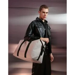 Gaston Luga Dash Weekender -Fashion Bag Store Gaston Luga Dash Weekender Taupe 5