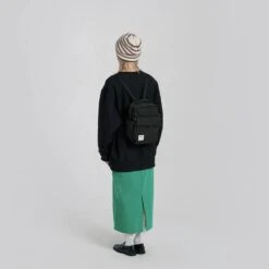 Hellolulu Mini Carter Backpack Recycled 37 Hellolulu Mini Carter Backpack Recycled -Fashion Bag Store Hellolulu Mini Carter Backpack Recycled Flat Black 2 1 10a95d36 b69b 4cf5 a43e b6719052d55d