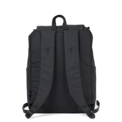 Fashion Bag Store -Fashion Bag Store Hellolulu Saro Utility Flap Backpack M Recycled Black 2 1 bc38ff60 faa0 4444 8112 11dec888bac7