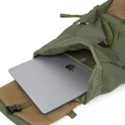 Hellolulu Saro Utility Flap Backpack M Recycled (SA) -Fashion Bag Store Hellolulu Saro Utility Flap Backpack M Recycled Green 3 1 2b8306f0 7b15 43fa 89b8 dc951bfe3be9