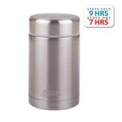 Oasis Stainless Steel Insulated Food Flask 450ML -Fashion Bag Store Oasis Stainless Steel Vacuum Insulated Food Flask 450ML Silver