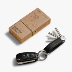 Orbitkey 2.0 Cactus Leather Key Organizer -Fashion Bag Store Orbitkey 2.0 Cactus Leather Key Organizer Black 4 326de515 5f4e 4a1b 8a89 81d634d5c655