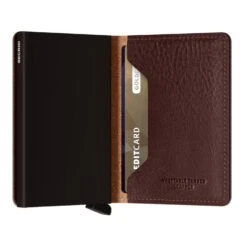 Secrid Slimwallet (Veg) -Fashion Bag Store Secrid Slimwallet Veg Espresso Down 3