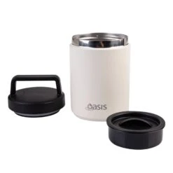 Oasis Stainless Steel Insulated Dual Compartment Food Flask With Handle 480ML -Fashion Bag Store aeb46ec23ae7292985f4cceeaff9e7bb 13b5be46 be3e 431d 8dac 162b8aff88a6