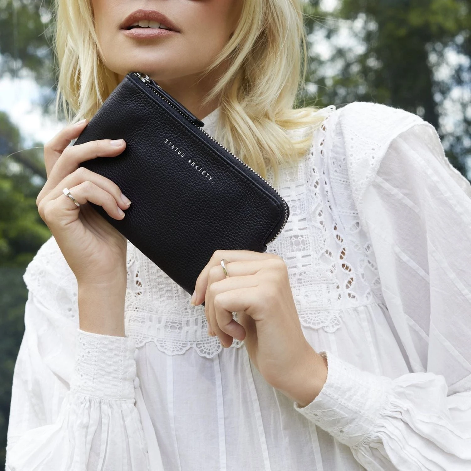 Status Anxiety Smoke And Mirrors Zip Leather Pouch 12 Status Anxiety Smoke And Mirrors Zip Leather Pouch - Image 12