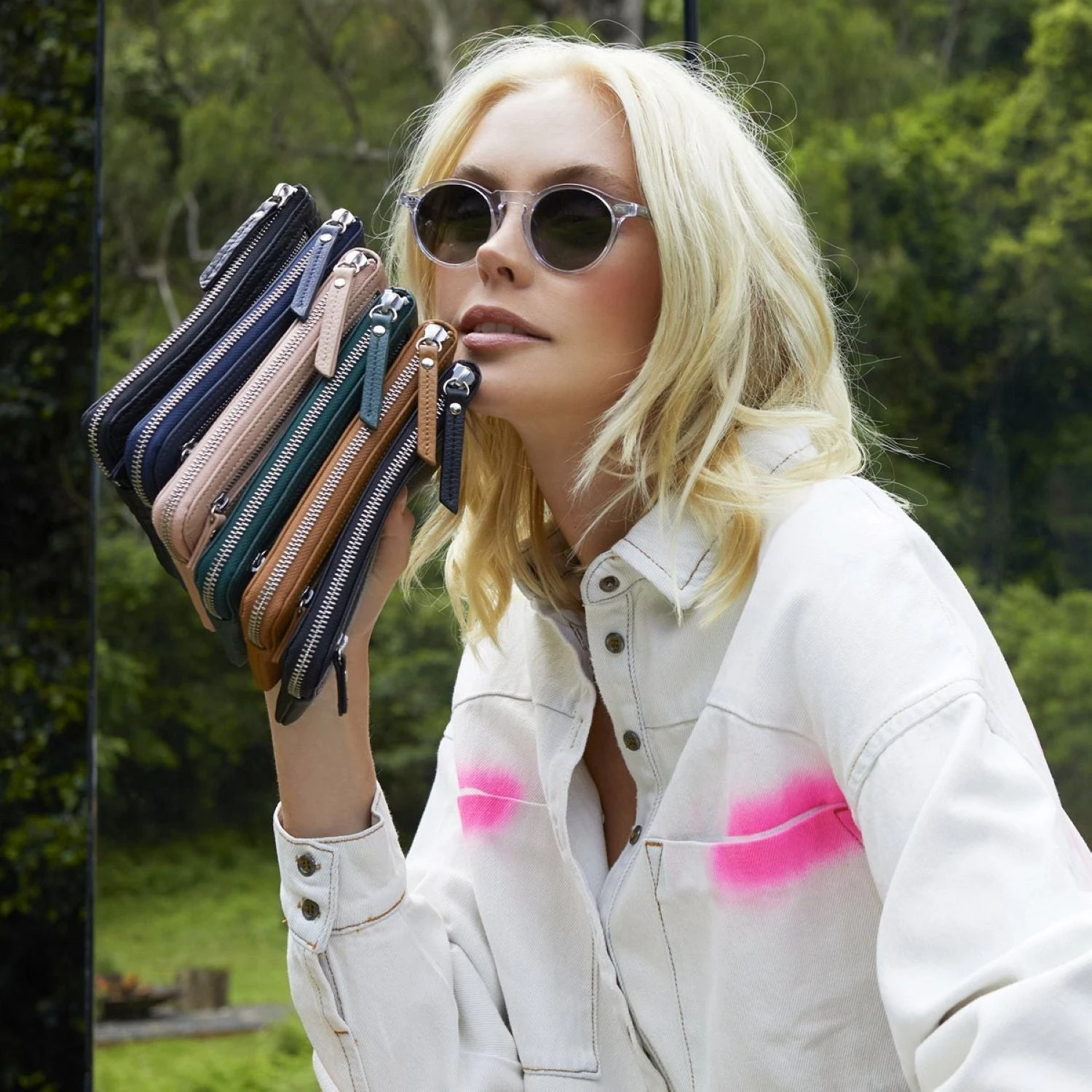 Status Anxiety Smoke And Mirrors Zip Leather Pouch 14 Status Anxiety Smoke And Mirrors Zip Leather Pouch - Image 14