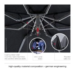 Knirps X1 Manual Umbrella (UV Protection) -Fashion Bag Store d61a9f74b297b9b71bd1ba5f6335ed9c 47d6f011 b28a 465a 9c3e 0135bf5392dc