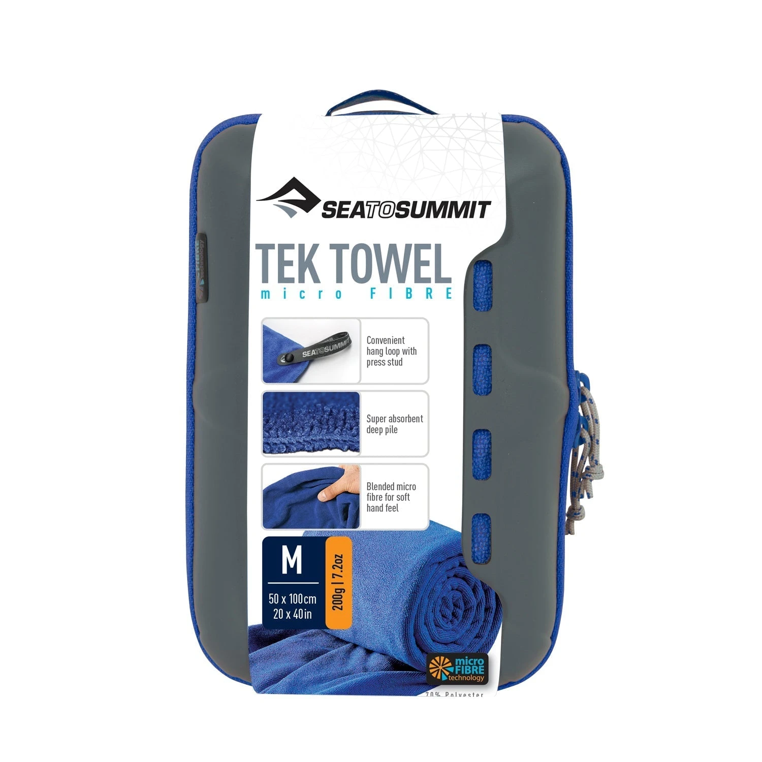 Sea To Summit Tek Towel (Medium) 50Cm X 100Cm (SA) 3 Sea To Summit Tek Towel (Medium) 50Cm X 100Cm (SA) - Image 3